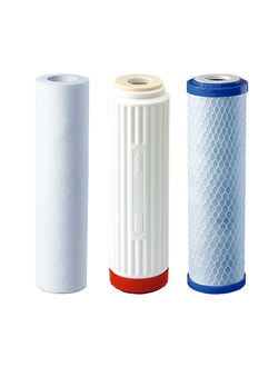 АКВАФОР Трио Норма Комплект модулей для жесткой воды PP5-B510-04-02. Ресурс 4000 литров.