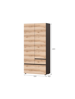 Шкаф 2х  "Берген" СТМ