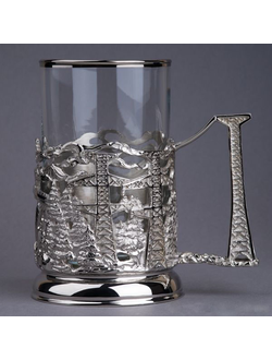 Подстаканник Энергетики никелированный