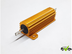 Резистор силовой проволочный с радиатором 50 Вт, 8 Ом, 5% (50W8ΩJ)