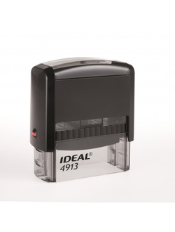 ШТАМП 58х22мм, IDEAL 4913 ЧЕРНЫЙ КОРПУС