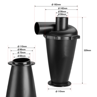 Циклонный фильтр для пылесоса (type 6)