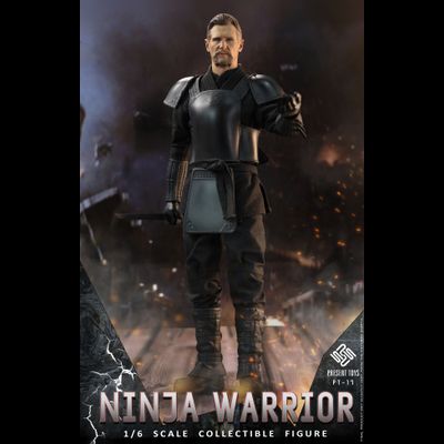 Брюс Уэйн и Ра'с аль Гул (Бэтмен: Начало, Batman Begins) - Коллекционная ФИГУРКА 1/6 scale Double suit - Ninja Warrior (PT-sp17) - PRESENT TOYS