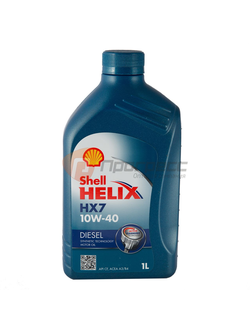 Масло моторное SHELL Helix HX7 Diesel (Helix Plus) 10W40 1л п/синт.