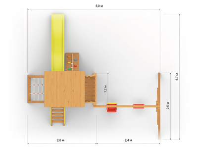 Детская игровая площадка RussSport Барни