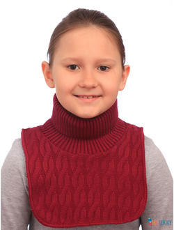 Манишка 23-34 подклад 100% полиэстер, размер 3 (от 5 лет) малиновый