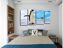 Модульная картина "Великолепный пингвин"
