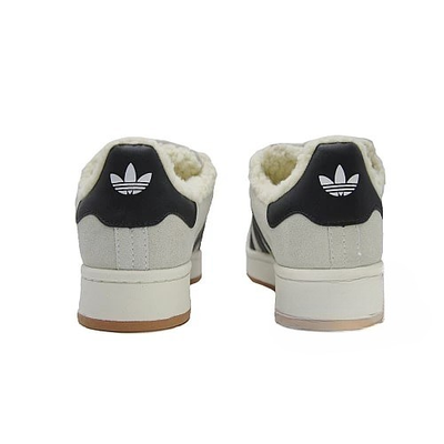 Зимние кроссовки Adidas Campus 00s Cream Core Black With Fur