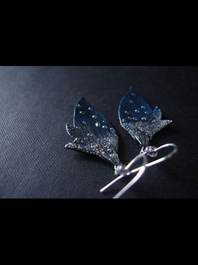 Серьги с крылышками феи Грёз