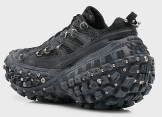 Balenciaga Defender Screw Sneaker With Piercings Black