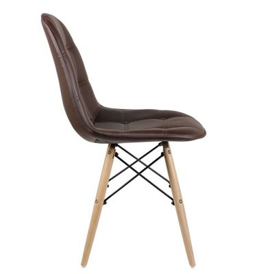 Дизайнерский стул «Квадро», WX-301 (коричневый)