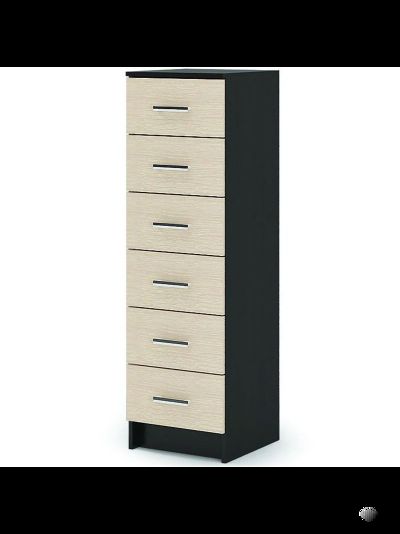 Гармония КМ 602 Комод 6 ящиков Венге/Белфорт