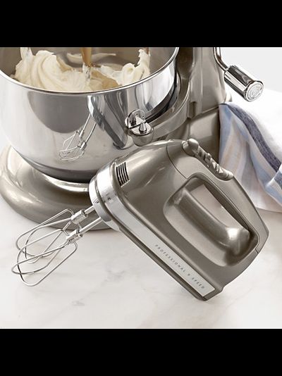 Ручной миксер KitchenAid, серебристый, 5KHM9212ECU