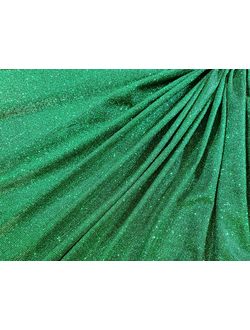 Трикотаж с блеском ЗЕЛЕНЫЙ арт 27