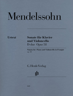 Mendelssohn  Violoncello Sonata D major op. 58