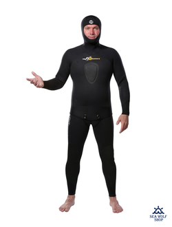 Гидрокостюм неопрен 3мм AquaDiscovery Анатомик титан р.44/46, б/у