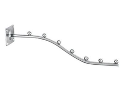 Q001 Крючок к стене на 7 шариков хром