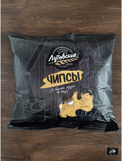 ЧИПСЫ ХЛЕБНЫЕ ТМ ЛУТОВСКИЕ "Маринованный огурчик"