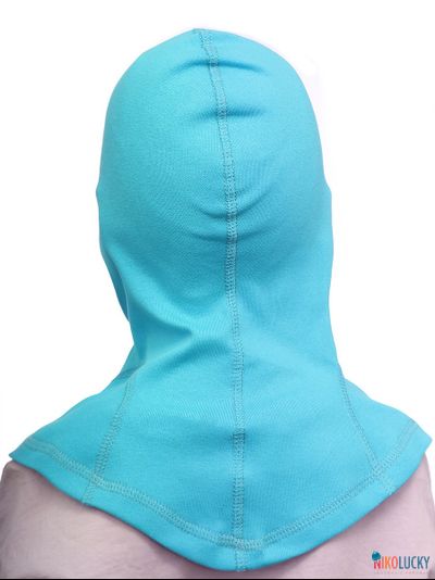 Шапка-шлем 23301-02 95%хлопок 5%лайкра, бирюзовый 46-48