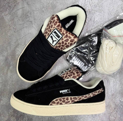 Кроссовки Puma Suede XL Black Animals Leopard