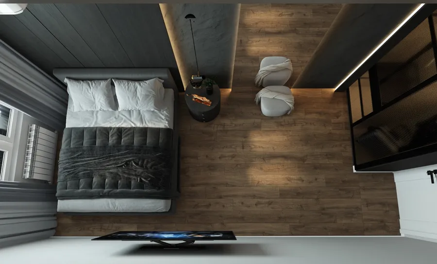 2-х комн.квартира 61 м. кв. Спальня