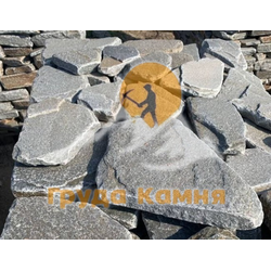 Сланец Серебряный Дождь галтованный, 30-40 мм