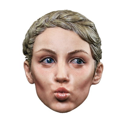 Эмоциональная женская голова (скульпт) 1/6 - Female Head Sculpt with Expression (FP-H-003) - Facepool