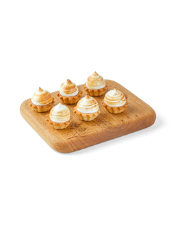 Корзинка с безе и лимонным курдом (20 г) (заказ от 10 шт.)