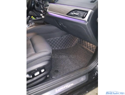3D коврики в салон BMW 5 серия из экокожи