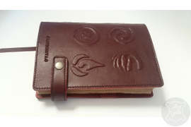 ежедневник из натуральной кожи, оригинальный подарок, кожаный ежедневник с тиснением, именной кожаный ежедневник на заказ