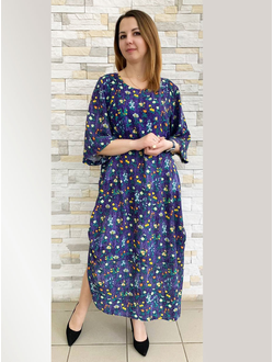 Платье 552-04240 цветы