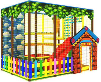 Игровой лабиринт «Детский дворик»