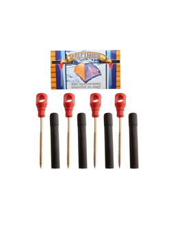 Бур-ввертыш крепежный для зимней/летней палатки "автомат, КУБ" (1 упаковка 4 шт ввертыша) цена за 10уп.