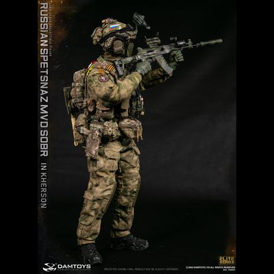 ПОВРЕЖДЕНА КОРОБКА - Спецназ СОБР - КОЛЛЕКЦИОННАЯ ФИГУРКА 1/6 RUSSIAN SPETSNAZ MVD SOBR IN KHERSON (78097) - DAMTOYS