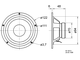 Динамик СЧ/НЧ Visaton W 100 S/4