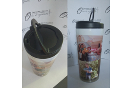 Термостакан с полноцветным изображением.