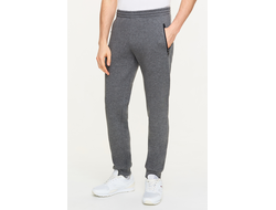 Теплые брюки мужские  22BM-1036 (темно-серый меланж)