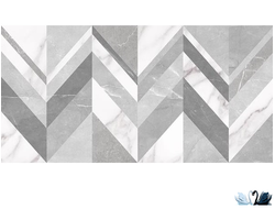 Плитка настенная Laparet Venus серый узор 08-00-06-2681 20х40 см