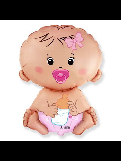 Фольгированный шар с гелием "Малышка" 82см