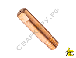 Наконечник токосъемный для горелок MIG/MAG Trafimet ф0.6мм М6х25мм прямой
