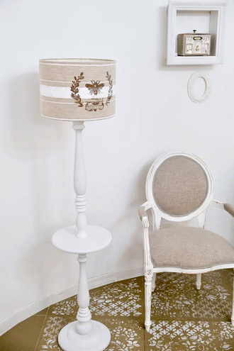 Торшер (белый)