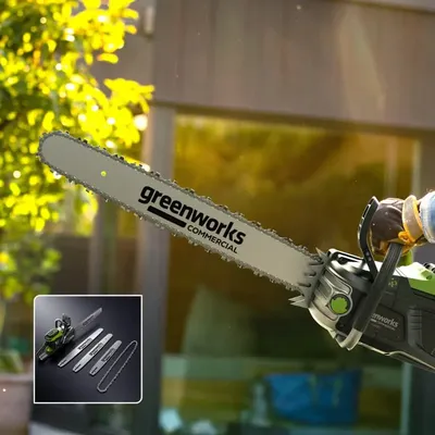 Цепная аккумуляторная пила Greenworks OCS800