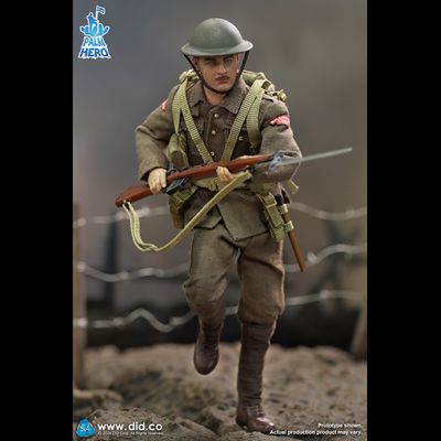 Британский солдат Первой Мировой войны - Коллекционная фигурка 1/12 SCALE WWI British Infantry – Albert Brown (XB80028) - DID