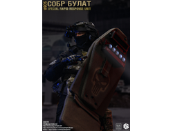 Боец спецназа МВД СОБР "Булат" - Коллекционная ФИГУРКА 1/6 СОБР Булат Special Rapid Response Unit (SOBR) (26067R) - Easy&Simple
