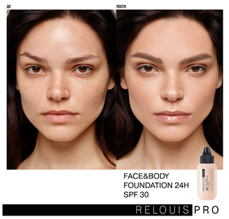 Тональный крем RELOUIS PRO Face&Body Foundation 24H SPF30