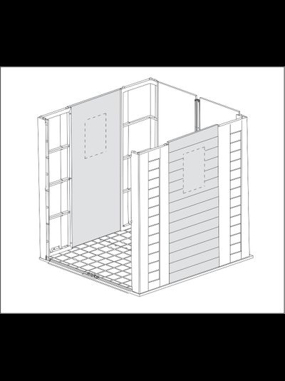 Сарай "Фактор 6х6" (размеры 173 х 195 см)