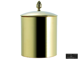 TW SSS6501, ведро с крышкой диаметр 22*h29см, материал латунь, цвет: золото