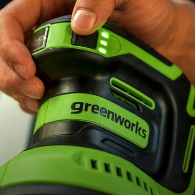 Эксцентриковая шлифмашина аккумуляторная Greenworks OS325, 24V