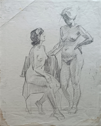 "Никколо Паганини" бумага карандаш Альберти П.Ф. 1930-е годы