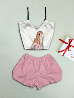 Шелковая пижама "Блонд"